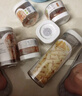 茶花（CHAHUA）密封罐透明儲物罐食品級家用五谷雜糧廚房收納密封瓶堅果罐可堆疊 三件套【1200ML*3】 可旋擰疊加儲存 曬單實(shí)拍圖