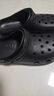 名創(chuàng  )優(yōu)品（MINISO）洞洞鞋女男夏季外穿沙灘涼鞋防滑厚底踩屎感包頭涼拖鞋黑色38-39 曬單實(shí)拍圖