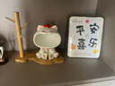 杞樂(lè )招財貓喬遷之喜搬家禮物客廳玄關(guān)裝飾放鑰匙置物架新居擺件工藝品 鈴鐺貓+置物架+相框 曬單實(shí)拍圖