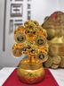 六福珠寶足金如意吉祥金桔樹(shù)黃金擺件工藝品送禮  000465J1 金重0.20克 曬單實(shí)拍圖
