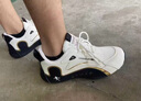 里奇.喬丹   RICKY JORDAN2025秋冬爆款皮面防水防滑牛筋底耐磨運動(dòng)鞋男士休閑旅游鞋  QDA00008 白黑【皮面】 46 曬單實(shí)拍圖