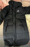 adidas 通勤羽絨服休閑長款鴨絨男女秋冬新款阿迪達斯官方輕運動   黑色   S 曬單實拍圖