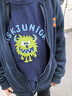 ASK JUNIOR【假兩件】?jì)和L(cháng)袖T恤25秋季中大童怪獸圖案體恤打底衫男童上衣 曬單實(shí)拍圖