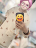 都市麗人睡衣女100%純棉長(cháng)袖純色帶胸墊簡(jiǎn)約寬松睡裙家居服 杏色 XL 曬單實(shí)拍圖