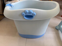 世紀寶貝（babyhood）Baby熊浴桶 兒童泡澡桶 嬰兒游泳桶 加大加厚寶寶浴盆 310藍 曬單實(shí)拍圖
