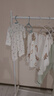 貝瑞加（Babyprints）新生兒連體衣2件裝嬰兒純棉內(nèi)衣薄款四季爬服柔軟寶寶哈衣 藍(lán)52 曬單實(shí)拍圖