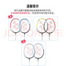 YONEX尤尼克斯羽毛球拍全碳素弓箭對拍套裝ARC5I附手膠拍包尼龍球 曬單實(shí)拍圖