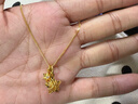金至尊素鏈黃金項鏈女側身鏈鎖骨鏈W扣999足金素鏈生日禮物計價(jià) 2.64克 曬單實(shí)拍圖