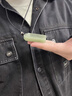 胖東來品質(zhì)保真和田玉青玉無事牌吊墜女玉石項鏈玉佩護(hù)身男玉牌 青玉無事牌方牌吊墜/【30*50mm黑 曬單實拍圖