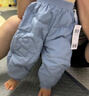 巴拉巴拉兒童褲子羽絨褲男女童長褲寶寶保暖冬季新款羅紋褲腰時尚 灰藍80211-白鴨絨 100 充絨量28g 曬單實拍圖