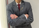 襯衫老羅[凌志一號煥新版]2025年秋桑蠶絲長(cháng)袖襯衫商務(wù)正裝襯衣257B1F621L 白色 39 /82 (170/88A) 曬單實(shí)拍圖