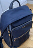 途明（TUMI）Voyageur系列女士商務(wù)旅行時(shí)尚休閑雙肩包 靛藍色 夏季出游 曬單實(shí)拍圖