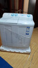 海爾（Haier）雙桶洗衣機半自動(dòng) 家用大件洗 12公斤大容量 一級能效省水電 以舊換新 雙缸 原廠(chǎng)品質(zhì)XPB120-81D2 曬單實(shí)拍圖