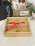 威爾基干果盤(pán)四宮格堅果盒子瓜子盤(pán)訂婚布置果盤(pán)擺件零食盤(pán)點(diǎn)心盒收納盒 帶提手干果盒四格28*28*6.5cm 曬單實(shí)拍圖