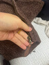 UR2025秋季新款女休閑坑條肌理披肩領(lǐng)短款針織開(kāi)衫UYY950118 咖啡色 S 曬單實(shí)拍圖