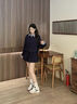 Rewi國際奢侈品牌厚底復(fù)古阿甘鞋女2025最新款小個(gè)子百搭內(nèi)增高德訓(xùn)鞋 米黑色[四季款]9CM[4+5]最高 38 曬單實(shí)拍圖