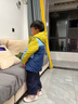 巴拉巴拉童裝兒童羽絨服冬裝男童女童連帽外套撞色戶(hù)外風(fēng) 藍黃色調00483 白鴨絨 110 cm 充絨量84g 曬單實(shí)拍圖