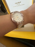 卡羅萊女表全自動(dòng)機械小綠表時(shí)尚女士手表防水皮帶精鋼陶瓷帶腕表CA1206 玫金白面陶瓷 CA1206 曬單實(shí)拍圖