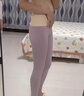 美·雅·挺少女秋褲女薄款抗菌保暖褲初高中生校服專(zhuān)用秋冬內穿打底加長(cháng)褲腿 【單件裝】香芋紫灰 XL （100-120斤） 曬單實(shí)拍圖