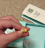 千葉珠寶黃金足金高級感鑲嵌鋯石泡泡耳釘百搭耳飾計(jì)價(jià)送女友生日禮物 金重約1.72g/黃金鑲鋯養(yǎng)耳針 足金耳釘/支持多退少補(bǔ) 曬單實(shí)拍圖