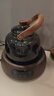 全度玻璃提梁壺家用小型電陶爐煮茶器燒水壺大容量保溫玻璃茶壺 提梁壺（煙灰色）+康米電陶 曬單實(shí)拍圖