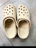 CROCS卡駱馳厚底云朵洞洞鞋|206750 骨白色-2Y2 37/38(240mm) 曬單實(shí)拍圖