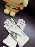 十竹騎行保暖手套女士冬季防風(fēng)寒登山爬運動(dòng)防滑防水電動(dòng)車(chē)手套可露趾 米色【保暖顯瘦】時(shí)尚 曬單實(shí)拍圖