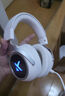 邁從（MCHOSE）X9電競耳機三模無(wú)線(xiàn)電腦游戲耳機頭戴式7.1環(huán)繞音效有線(xiàn)無(wú)畏契約fps聽(tīng)聲辨位打瓦驅動(dòng) 【X9無(wú)線(xiàn)7.1版】冰感蛋白皮耳罩 白色 曬單實(shí)拍圖