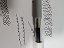 派通（Pentel）輕羽系列0.5mm按動(dòng)浮游中油筆 軟握膠學(xué)生辦公用圓珠筆（替芯ZRN5 ）黑色BZN205-AX 曬單實(shí)拍圖