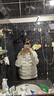 雪中飛輕薄鵝絨羽絨服女士2025新款衛衣拼接時(shí)尚保暖百搭秋冬保暖外套 米白 M 170/100-110斤 曬單實(shí)拍圖