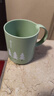 茶花（CHAHUA）茶花漱口杯大號家用印花食品級刷牙杯洗漱杯牙缸刷牙漱口杯牙刷杯 【單只】印花口杯-綠色 曬單實(shí)拍圖