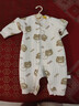婧麒（JOYNCLEON）新生嬰兒衣服寶寶連體衣純棉夾棉加厚哈衣爬服冬裝 Jlt200683 曬單實拍圖
