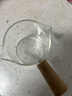 玻璃小奶盅帶刻度帶木手柄奶杯木柄奶盅司濃縮咖啡萃取量杯咖啡杯 雙嘴 曬單實(shí)拍圖