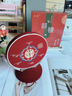 LDVEP結婚鏡子一對新娘陪嫁紅色喜慶化妝鏡備婚出嫁喜鏡婚慶用品大全 絨布刺繡·吾家有喜圓形喜鏡1對 曬單實(shí)拍圖