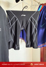 李寧（LI-NING）泳褲男士五分溫泉游泳褲泳衣男士度假休閑泳裝169-3 黑灰色 XL  曬單實(shí)拍圖