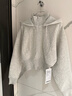lululemon丨Plush Fleece 女士拉絨可拆卸連帽夾克 LW3IWKS 雜色超淺灰 S /6 曬單實拍圖