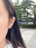 中國(guó)珠寶 SINO GEM圓珠黃金耳釘女足金泡泡耳環(huán)小金豆耳飾七夕情人節(jié)禮物送女友老婆 足金圓珠耳釘+品牌禮盒【京倉(cāng)發(fā)】 足金耳釘一對(duì)，金重約0.3g 曬單實(shí)拍圖