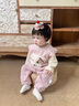 G.DUCKKIDS小黃鴨童裝嬰兒連體衣春秋季新生兒衣服女寶寶外出服秋裝爬服套裝 粉色 80cm 80尺碼建議9-12個(gè)月cm 曬單實(shí)拍圖