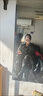 兔芊加肥加大碼皮衣女胖妹妹胖mm特大碼300斤超顯瘦長(cháng)款PU皮風(fēng)衣外套 黑灰 均碼 3XL建議190-240斤 曬單實(shí)拍圖