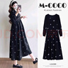 革曼孕婦連衣裙春秋2025大碼時(shí)尚洋氣法式寬松遮肚碎花裙春季孕婦裙子 黑色連衣裙 L 曬單實(shí)拍圖