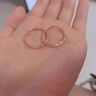 DR戒指鉆戒莫比烏斯情侶對戒輕奢光年可調節感潮男女指環(huán)可刻字 玫瑰金侶一對 活口可調節 曬單實(shí)拍圖