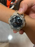 卡西歐（CASIO）黑金手表gshock黑白賽車(chē)冰韌運動(dòng)時(shí)尚學(xué)生防水送男友七夕禮物腕表 GA-700SKE-7A冰韌白+透明表帶 曬單實(shí)拍圖