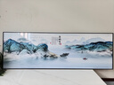 墨派客廳裝飾畫(huà)現代簡(jiǎn)約沙發(fā)背景墻壁畫(huà)背有靠山超大尺寸橫幅山水掛畫(huà) 背靠金山B款 180x60cm(適合2.2米沙發(fā))晶瓷 曬單實(shí)拍圖