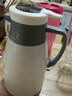 京厽日本品牌辦公室保溫壺保溫水壺暖水瓶熱水瓶家用開(kāi)水瓶玻璃內膽 溫顯款莫蘭迪綠1.0L 鎖溫48小時(shí)+智能顯溫 曬單實(shí)拍圖