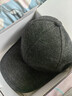 紅蜻蜓中老年人帽子男秋冬季防寒保暖鴨舌帽爸爸爺爺老人防風(fēng)護耳前進(jìn)帽 時(shí)尚加絨護耳-深灰 均碼 帽圍可調（56-60CM） 曬單實(shí)拍圖