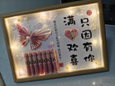 潔百牧滿(mǎn)心歡喜只因有你相框錢(qián)幣手折蝴蝶跨年送愛(ài)人朋友創(chuàng  )意手工 滿(mǎn)心歡喜材料包 送手提袋 曬單實(shí)拍圖