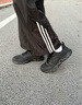 安踏男鞋運動(dòng)鞋男秋冬季男士軟底網(wǎng)面透氣跑步鞋休閑鞋皮面防水鞋子男 【熱賣(mài)推薦款秋冬季男鞋】黑色 42 （8.5碼） 曬單實(shí)拍圖