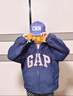 GAP男女裝2025秋季新款logo印花抓絨寬松運動(dòng)連帽衫衛衣786920 海軍藍 M (170/92A) 亞洲尺碼 曬單實(shí)拍圖