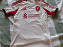 阿迪達斯 （adidas）男 足球系列 LFC A JSY 利物浦球迷版客場(chǎng)球衣 JV6487 白色 M 曬單實(shí)拍圖
