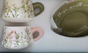 SUCCOHOMEWARE小清新花卉咖啡杯套裝禮盒 ins風(fēng)復古陶瓷馬克杯新婚禮物搬家喬遷 百合風(fēng)鈴對杯禮盒(京東物流)快至次日達 曬單實(shí)拍圖